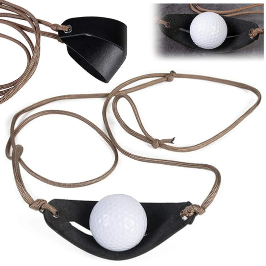 Handmade Leather Shepherd Slingshot for Hiking