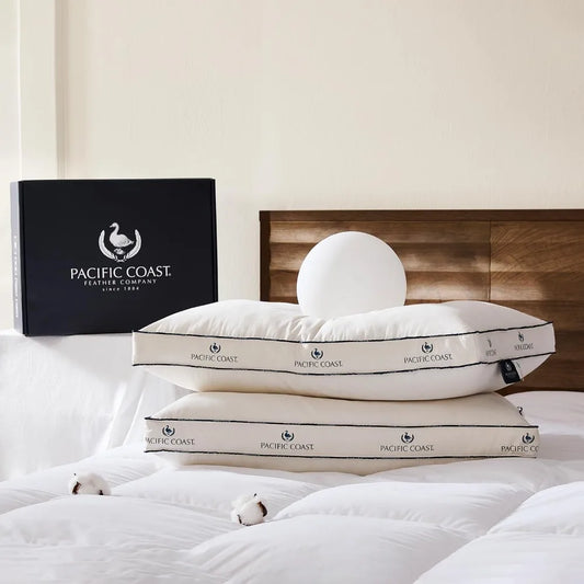 Organic Cotton Goose Feather & Down Pillows