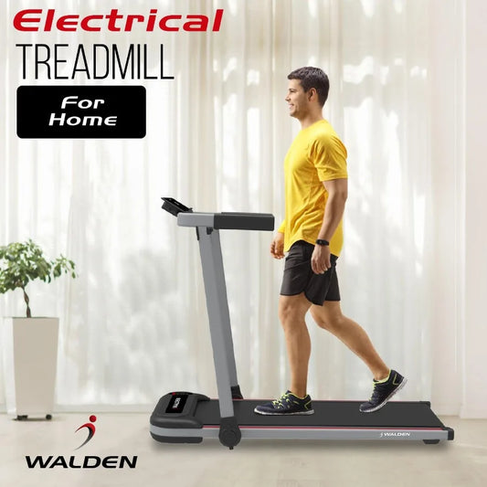 Portable Folding Electric Treadmill with Adjustable Speed