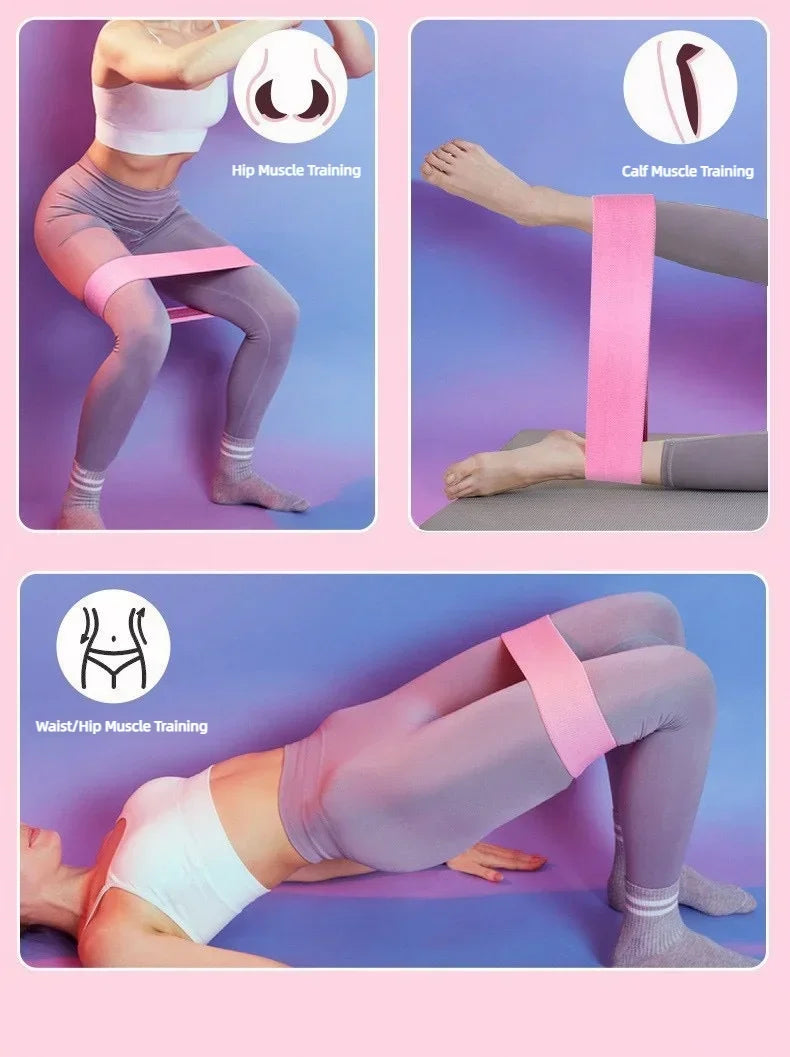 Fabric Resistance Hip Booty Bands for Workout