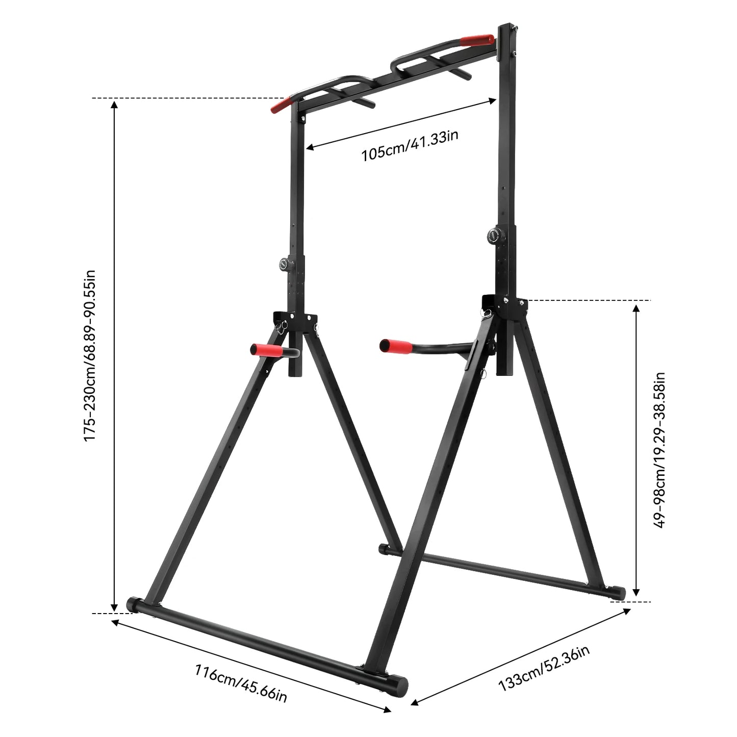 Adjustable Height Home Pull Up Station