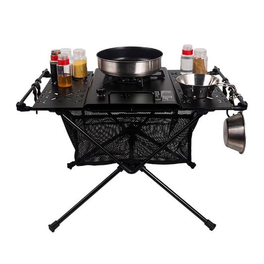 Folding Aluminum Lightweight table with Storage