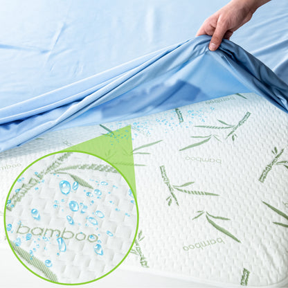 Lux Decor Bamboo Mattress Protector – 100% Waterproof