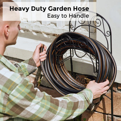 Giraffe Hybrid Garden Hose 25-100ft x 5/8" Heavy Duty,