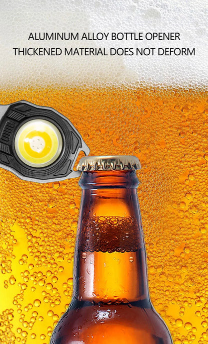 keychain flashlight, bottle opener for  hiking,