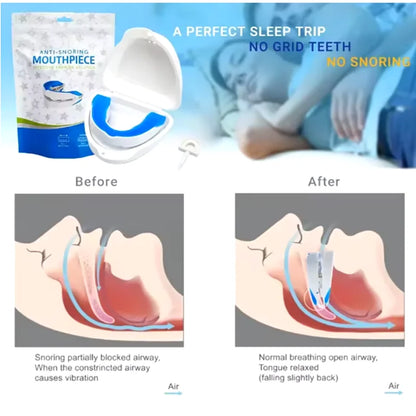 Mouthpiece Anti Snore Mouth Guard Silicone