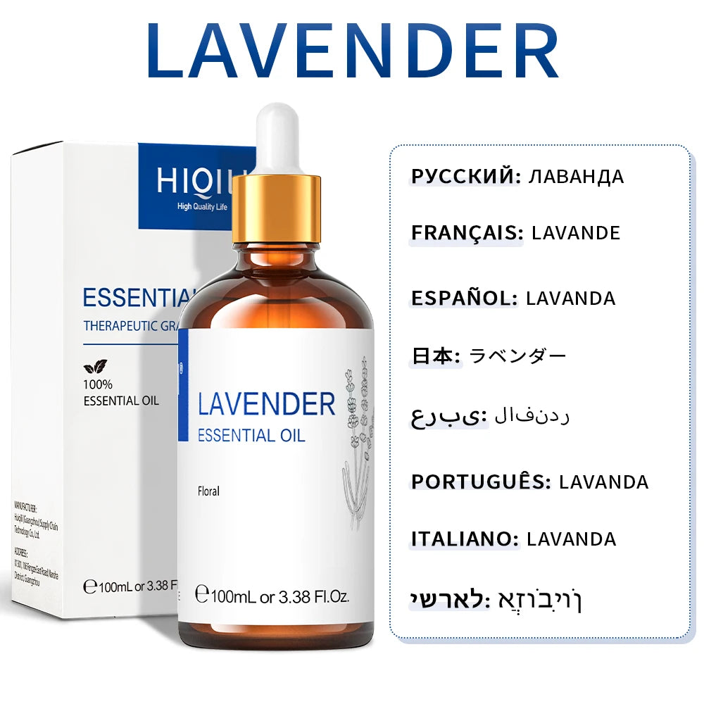 Lavender Jasmine Rose Vanilla Mint Eucalyptus Lemon Essential Oils