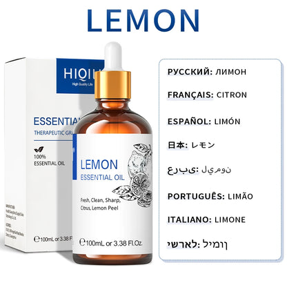 Lavender Jasmine Rose Vanilla Mint Eucalyptus Lemon Essential Oils