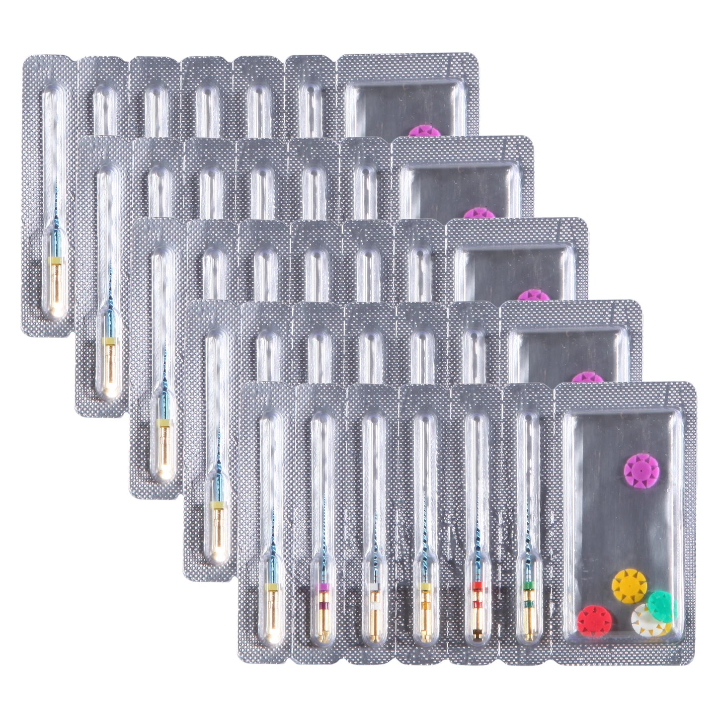 5/10Packs Dental  NiTi Rotary Engine Files