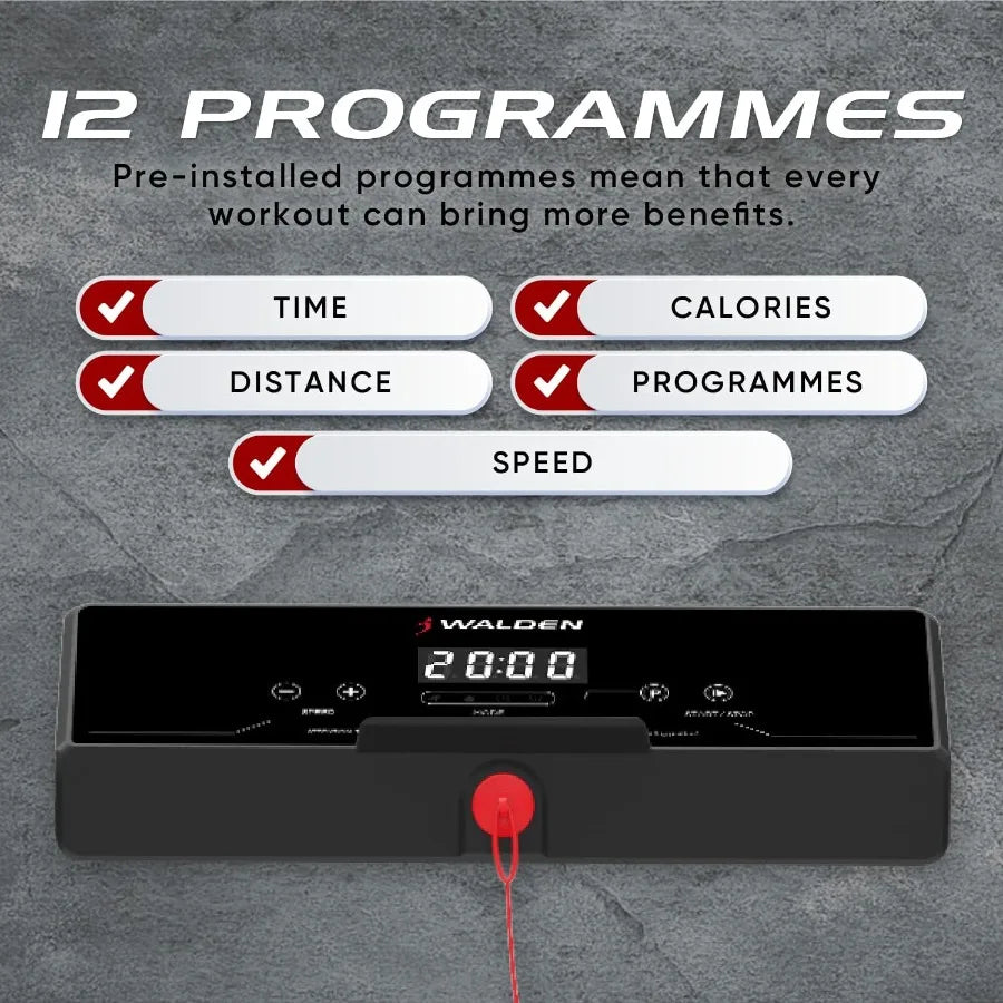 Portable Folding Electric Treadmill with Adjustable Speed