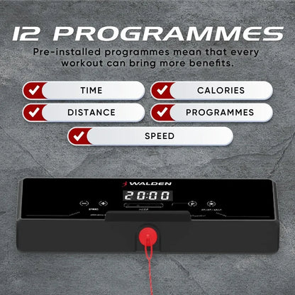 Portable Folding Electric Treadmill with Adjustable Speed