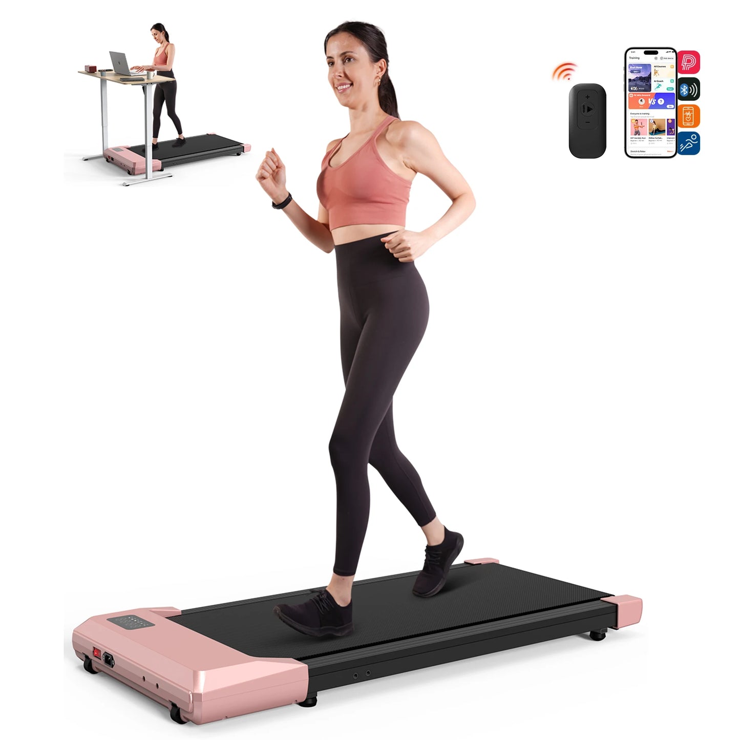 Under Desk Treadmill with LED Display