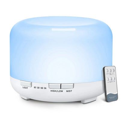 500ML Aromatherapy Essential oil Diffuser, Auto Shut Off (When Water Runs Out)