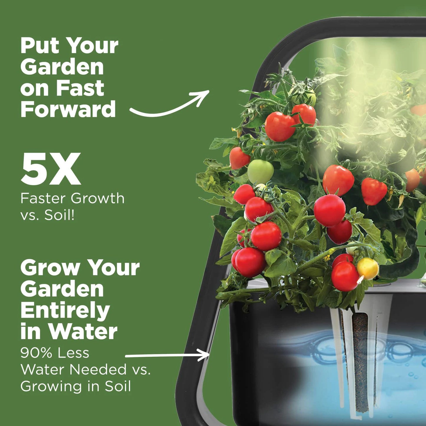 Automatic Timing Hydroponics Growing System