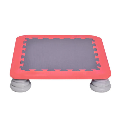 Toddler Trampoline Recreational Rebounder Indoor Fitness Toy Backyard Trampoline, Stable Bouncing Bed, Jump Sensory Training
