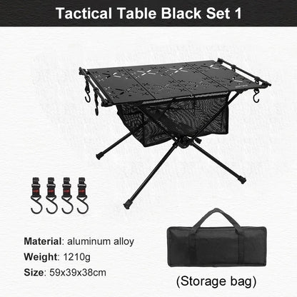 Folding Aluminum Lightweight  table with Storage