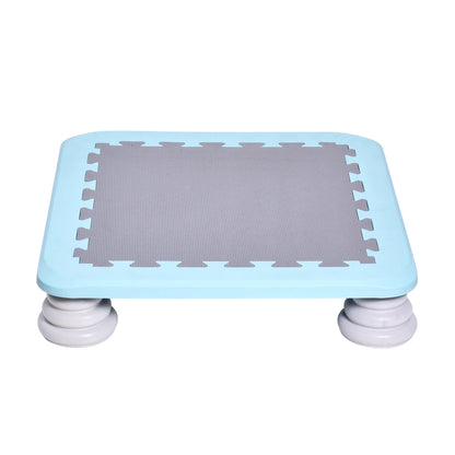 Toddler Trampoline Recreational Rebounder Indoor Fitness Toy Backyard Trampoline, Stable Bouncing Bed, Jump Sensory Training