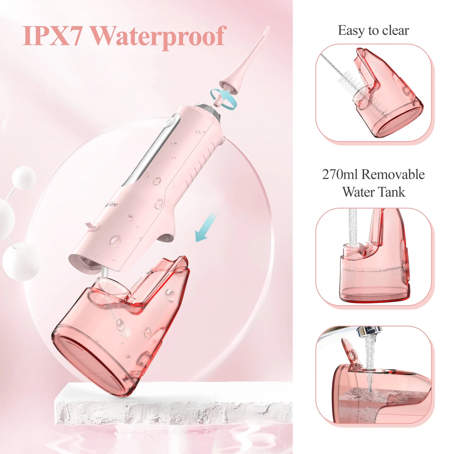 SEJOY Home Oral Water Flosser