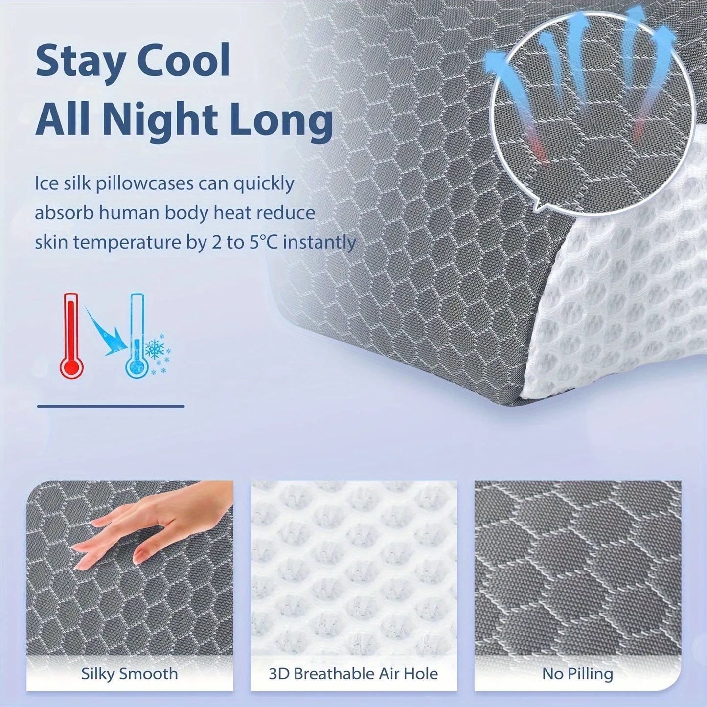 Cervical Memory Foam Pillows For Neck Shoulder Pain