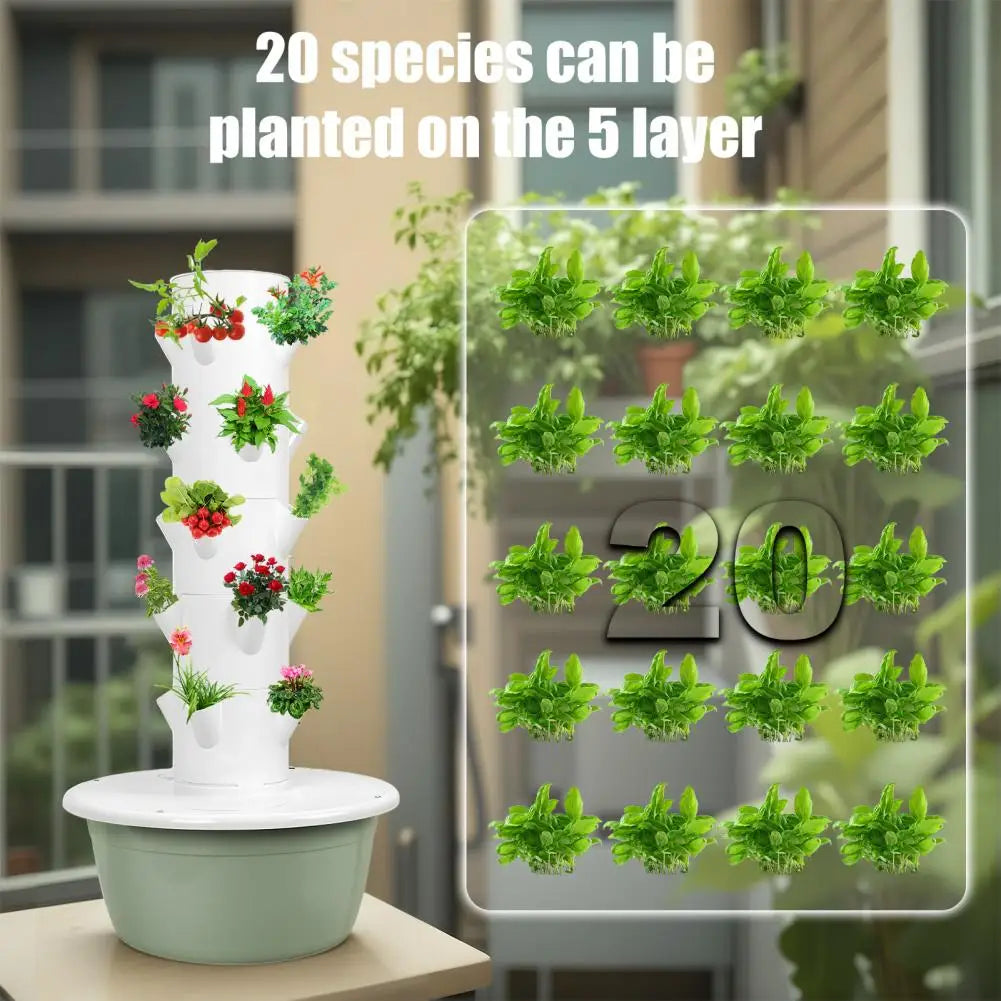 Indoor Growing Tower with Tank