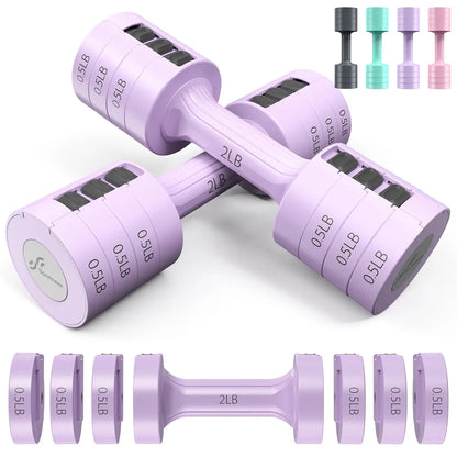 6 In 1 Adjustable Dumbbell Set