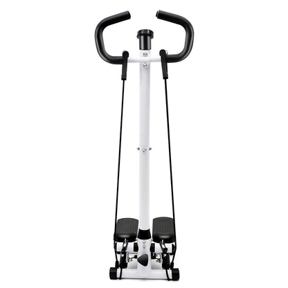 Exercise Stepper Machine For Home Fitness Stepper Workout LCD Display Handle and Resistance Bands Cycle Machine Climber Leg