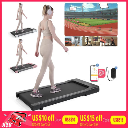 2in1 Treadmills for Home/Office, Remote Control