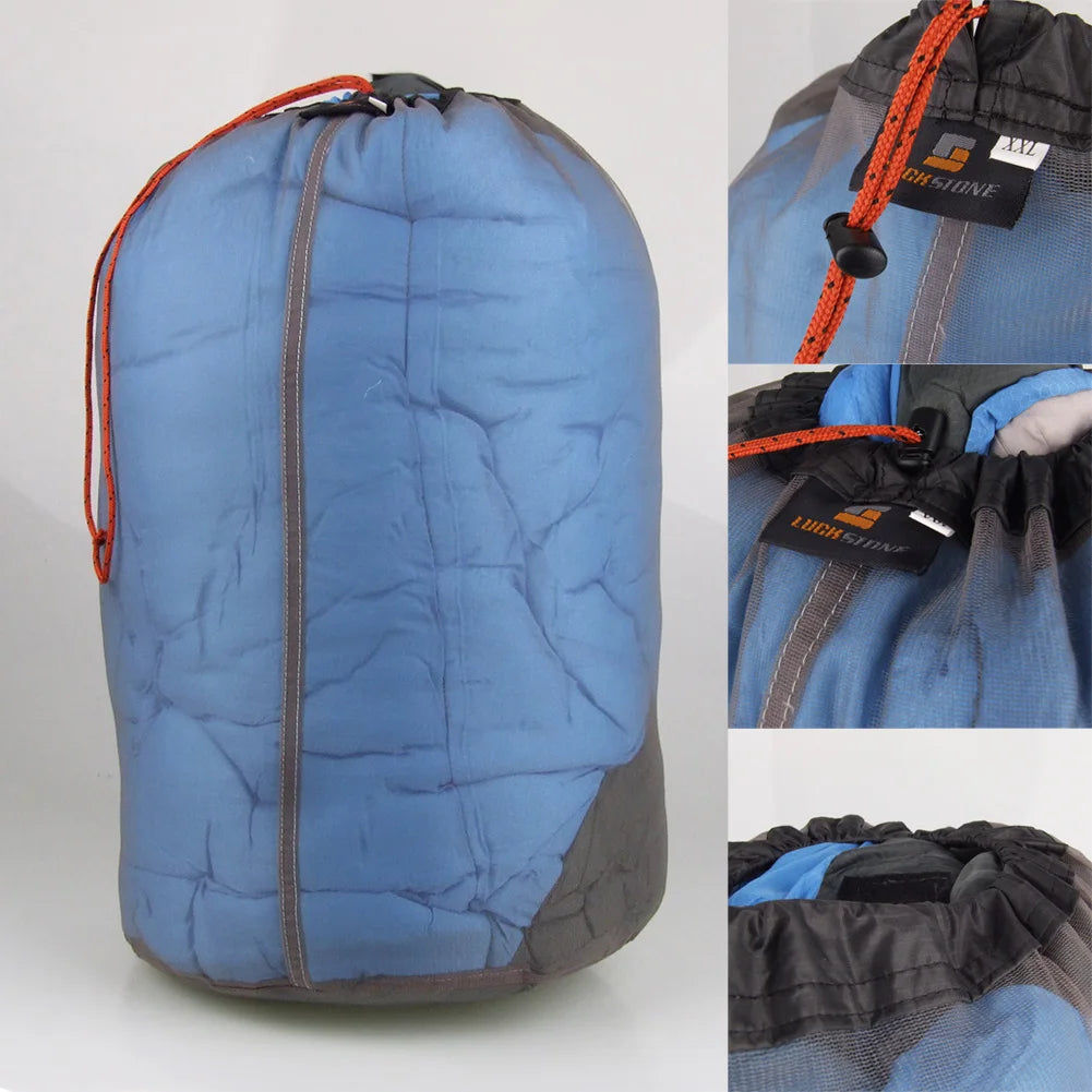 Ultralight Nylon Mesh  Laundry Bag  Outdoor for  Travel