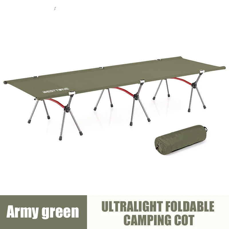 Cot with Leg Extenders for Outdoor Hiking Travel