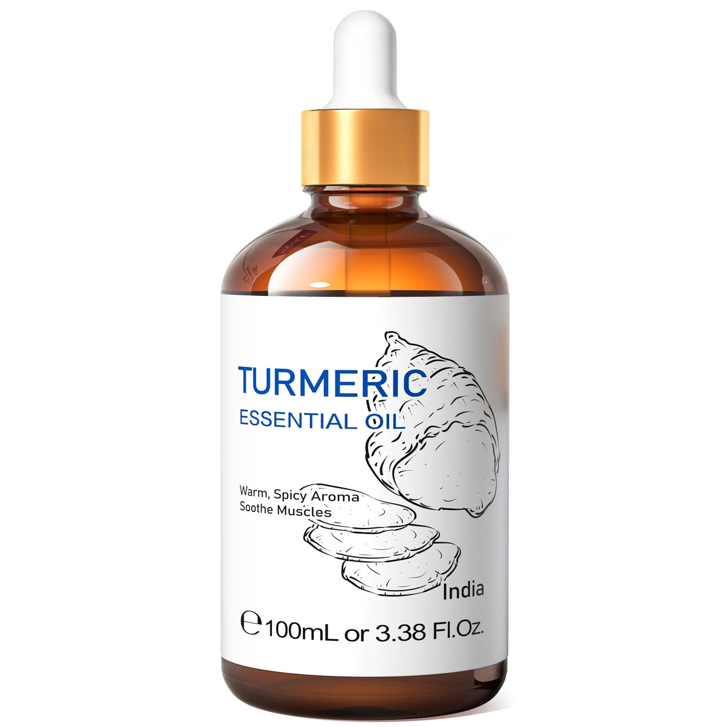Turmeric Essential Oils, 100% Pure Herbal Plant Oil for Candle