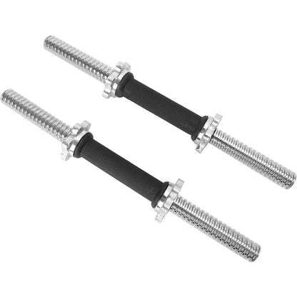 Threaded Dumbbell Rubber Chrome Handles