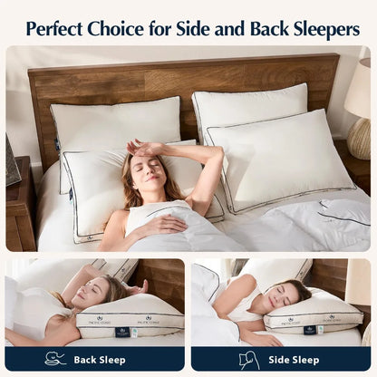 Organic Cotton Goose Feather & Down Pillows