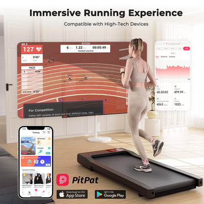 2in1 Treadmills for Home/Office, Remote Control