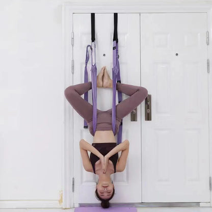 Aerial Yoga Strap for Stretching Home Use 2nd Gen No Door Installation Hanging yoga belt Fitness Equipment for Splits Backbends