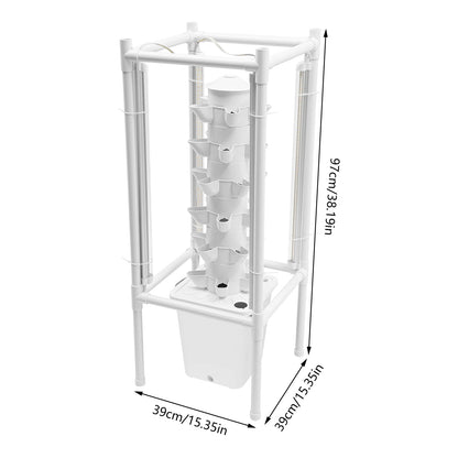 Hydroponics Vertical Growing Kit 6 Layers 30 Holes