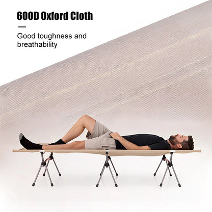 Cot with Leg Extenders for Outdoor Hiking Travel