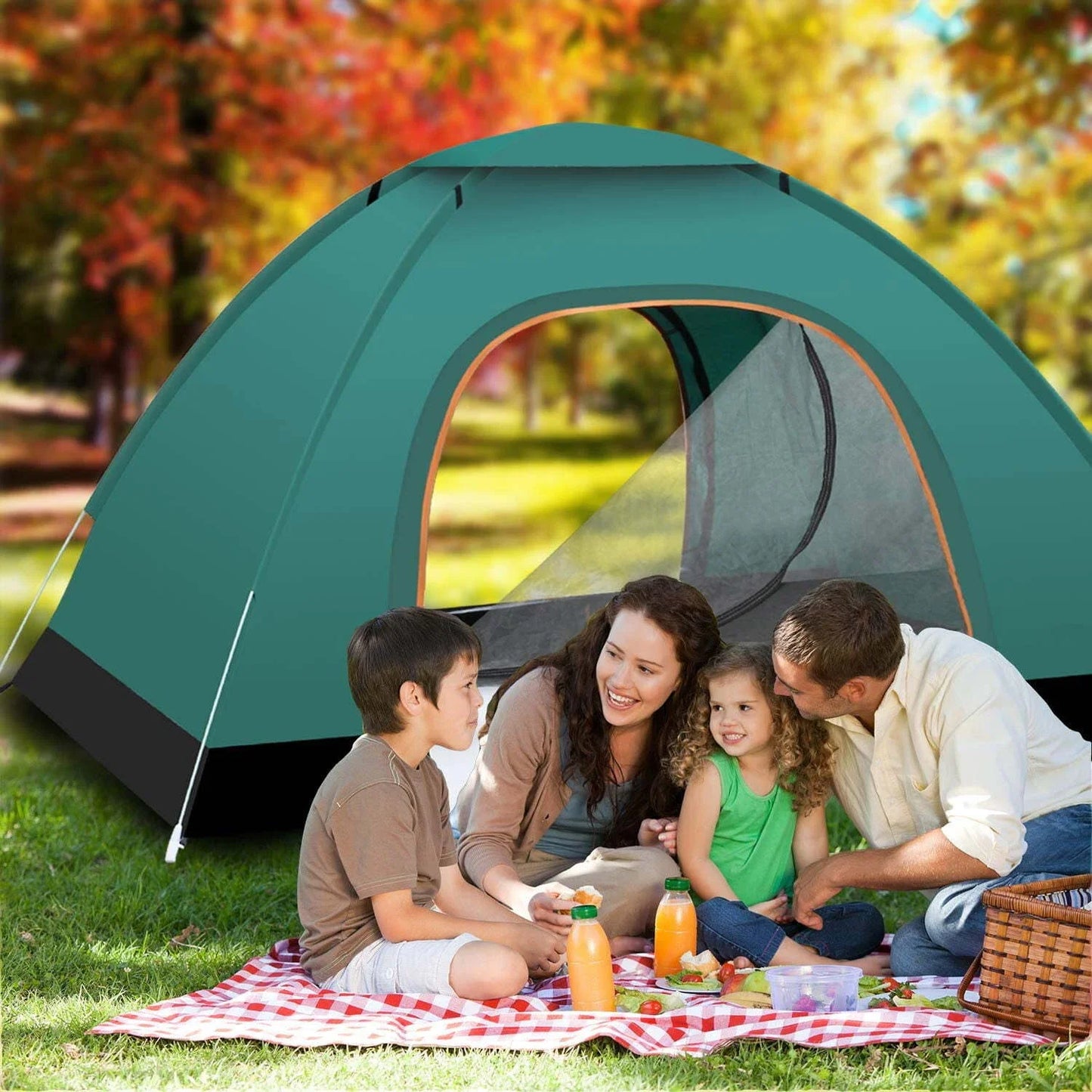 Portable Pop Up  waterproof Tent  for Hiking