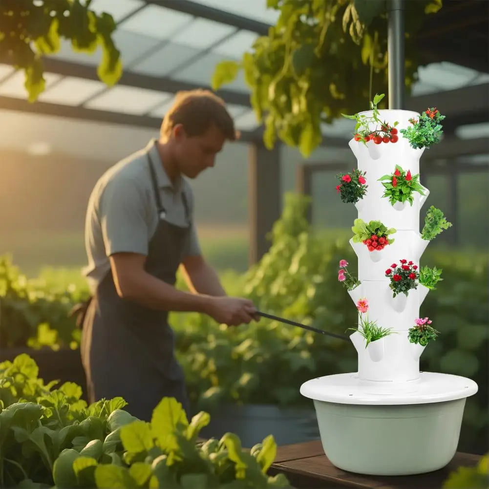 Indoor Growing Tower with Tank