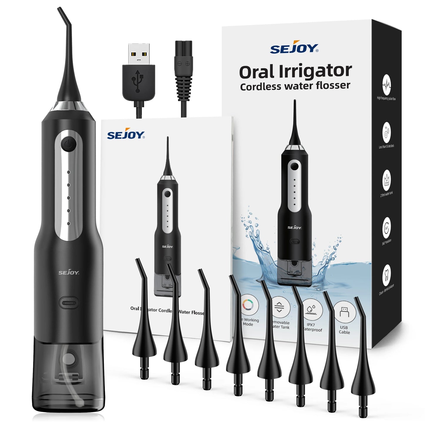 SEJOY Home Oral Water Flosser