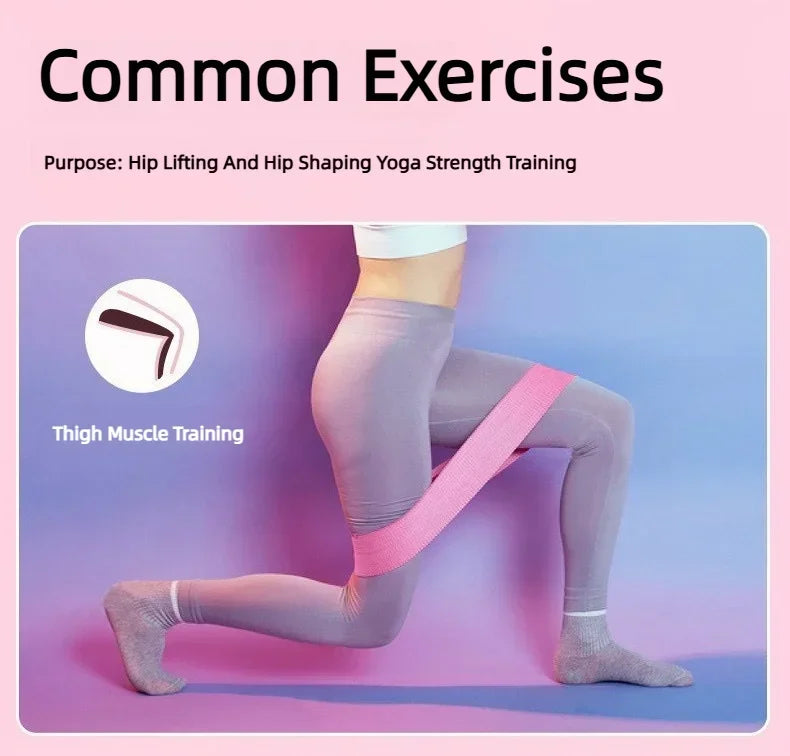 Fabric Resistance Hip Booty Bands for Workout