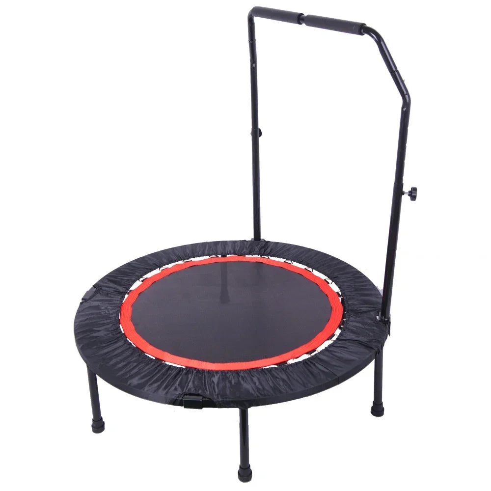 40 Inch Mini Exercise Trampoline for Adults or Kids  Indoor Fitness Rebounder Trampoline with Safety Pad  Max Load 300LBS