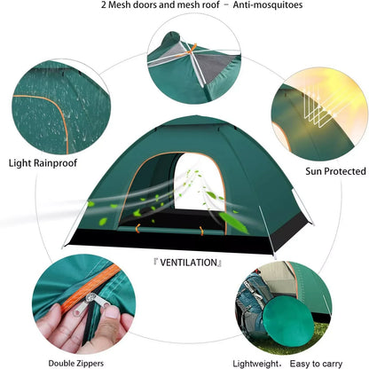 Portable Pop Up  waterproof Tent  for Hiking
