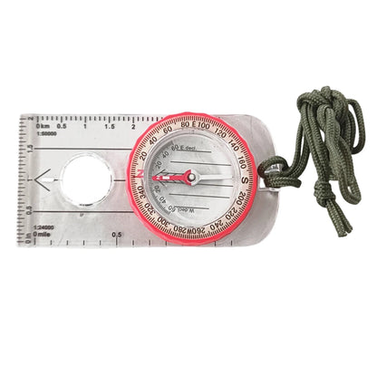 Luminous Waterproof Compass with Magnifier