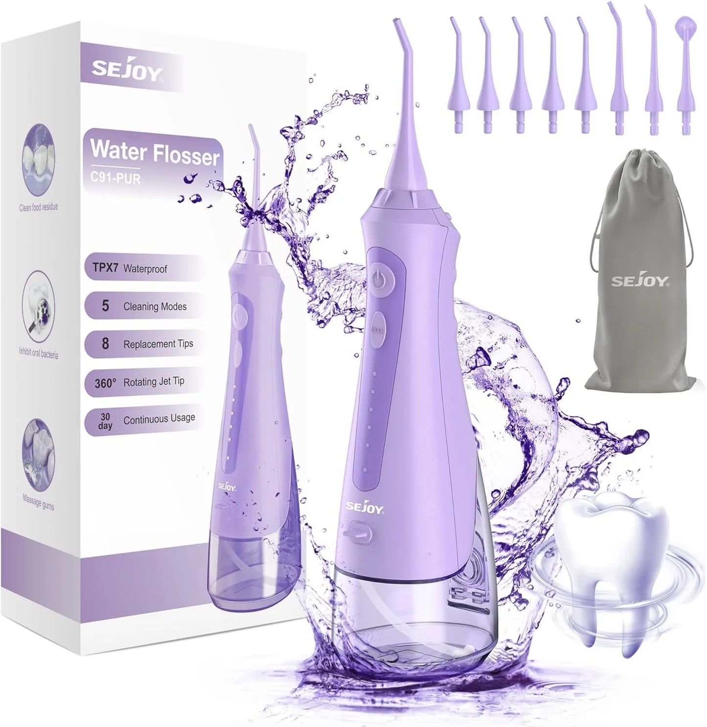 Sejoy  Electric USB Rechargeable Toothbrush
