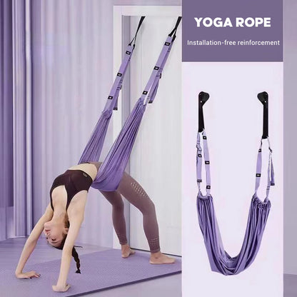 Aerial Yoga Strap for Stretching Home Use 2nd Gen No Door Installation Hanging yoga belt Fitness Equipment for Splits Backbends