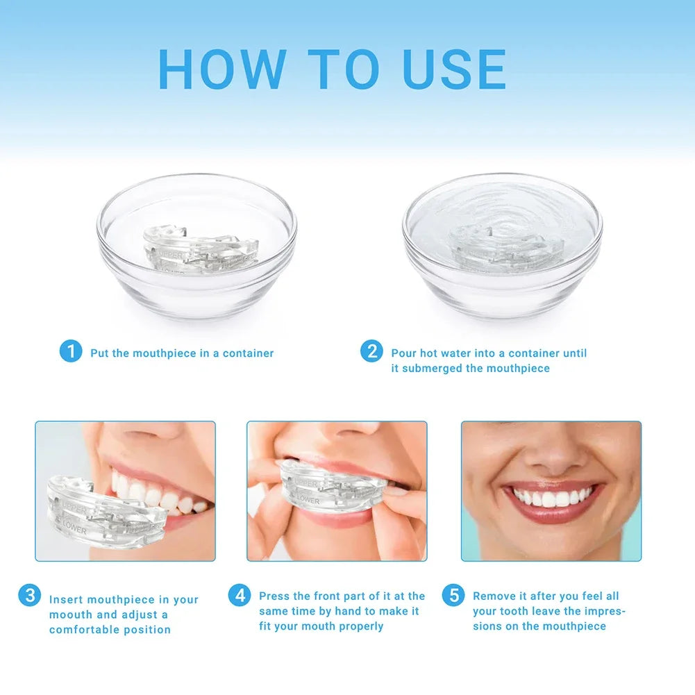 Reusable Anti Snore Mouth Guard with Storage Box