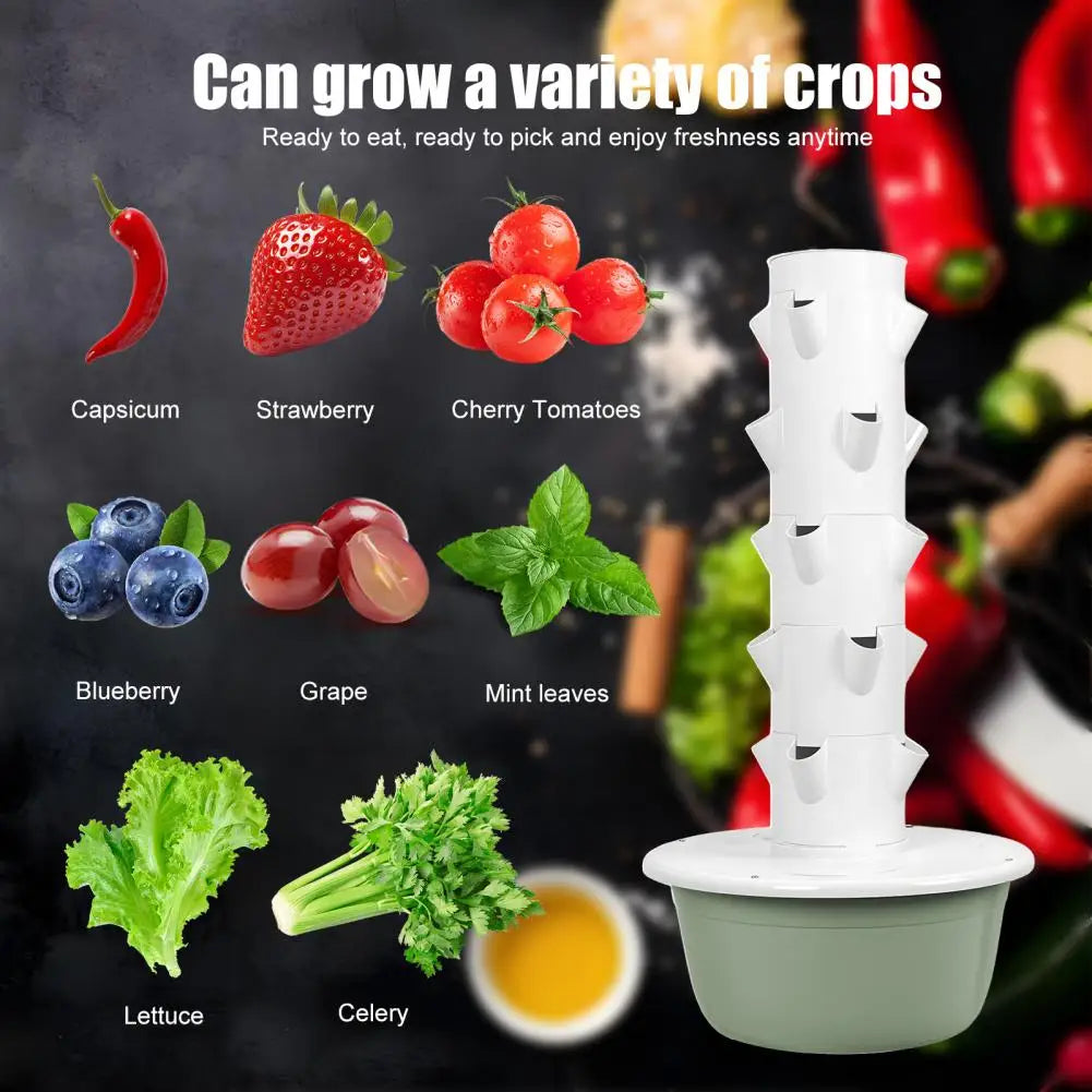 Indoor Growing Tower with Tank
