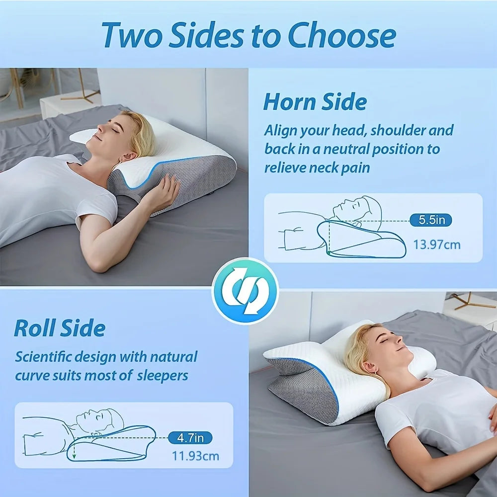 Memory Foam Cervical Pillow for Neck Shoulder Relief