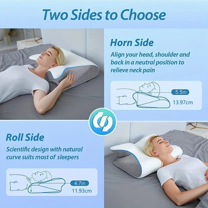 Memory Foam Cervical Pillow for Neck Shoulder Relief