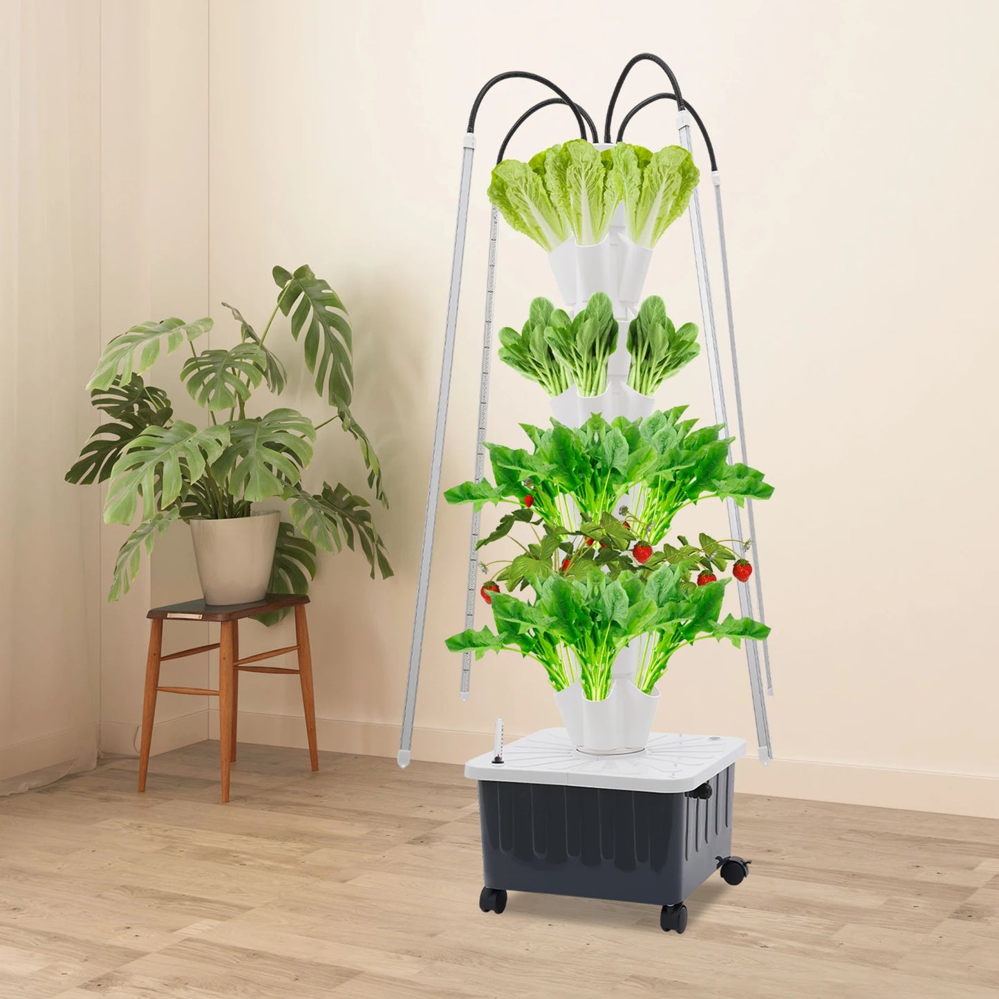 40 hole Indoor Hydroponics Vertical Growing Kit